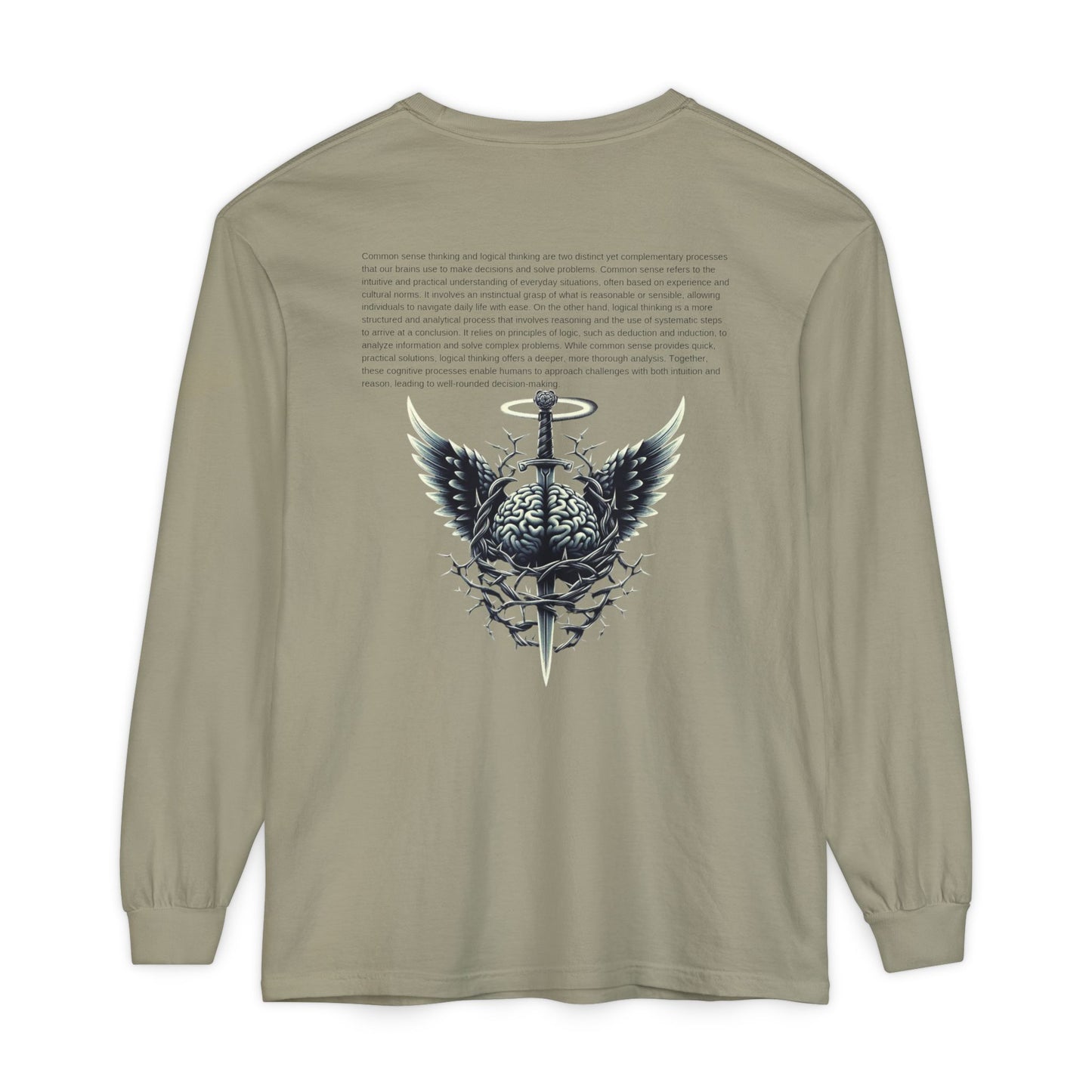Unisex Garment Long Sleeve T-Shirt ROCAVELI MIND WAR EDITION