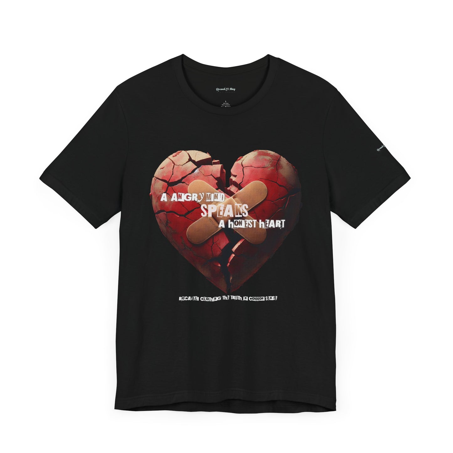 Angry Heart Unisex Tee - Bold Statement Shirt for Self-Expression