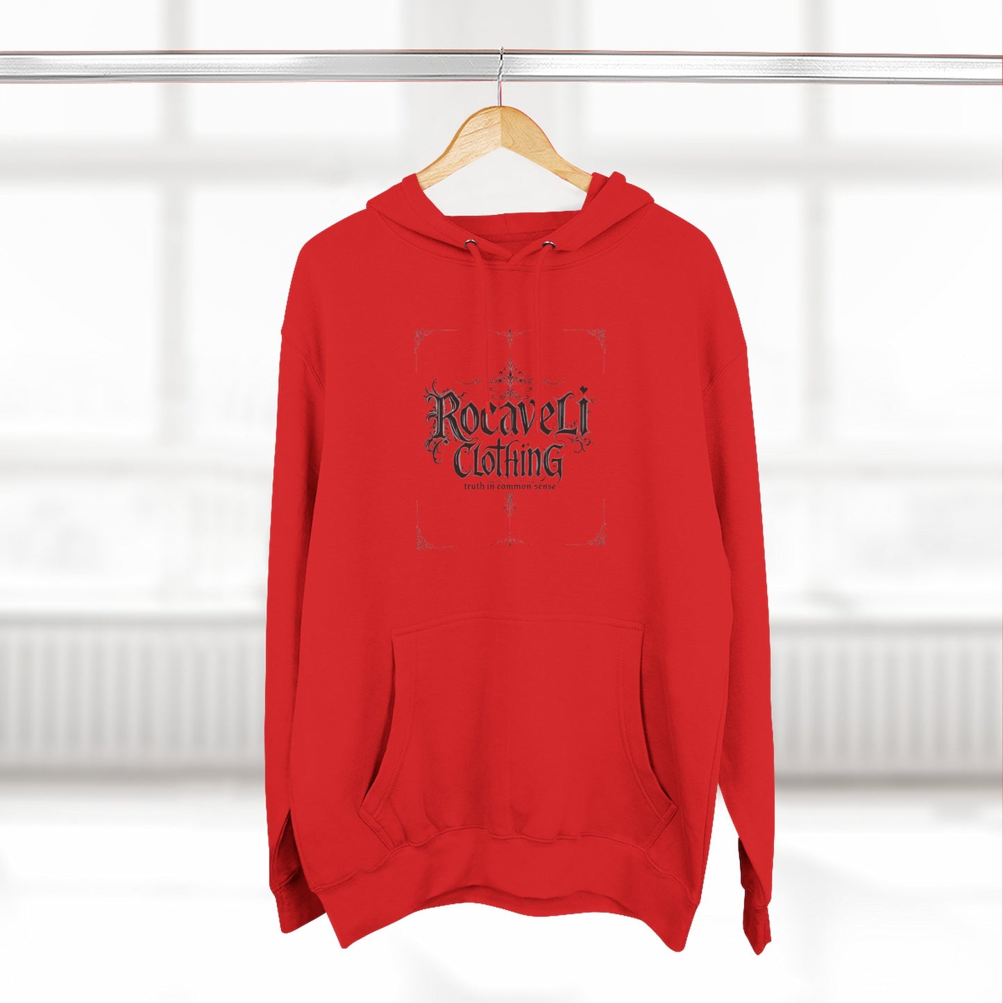 ROCAVELI CLOTHING Hoodie - "New Year New Goals, Same Grind" Graphic Fleece Hoodie