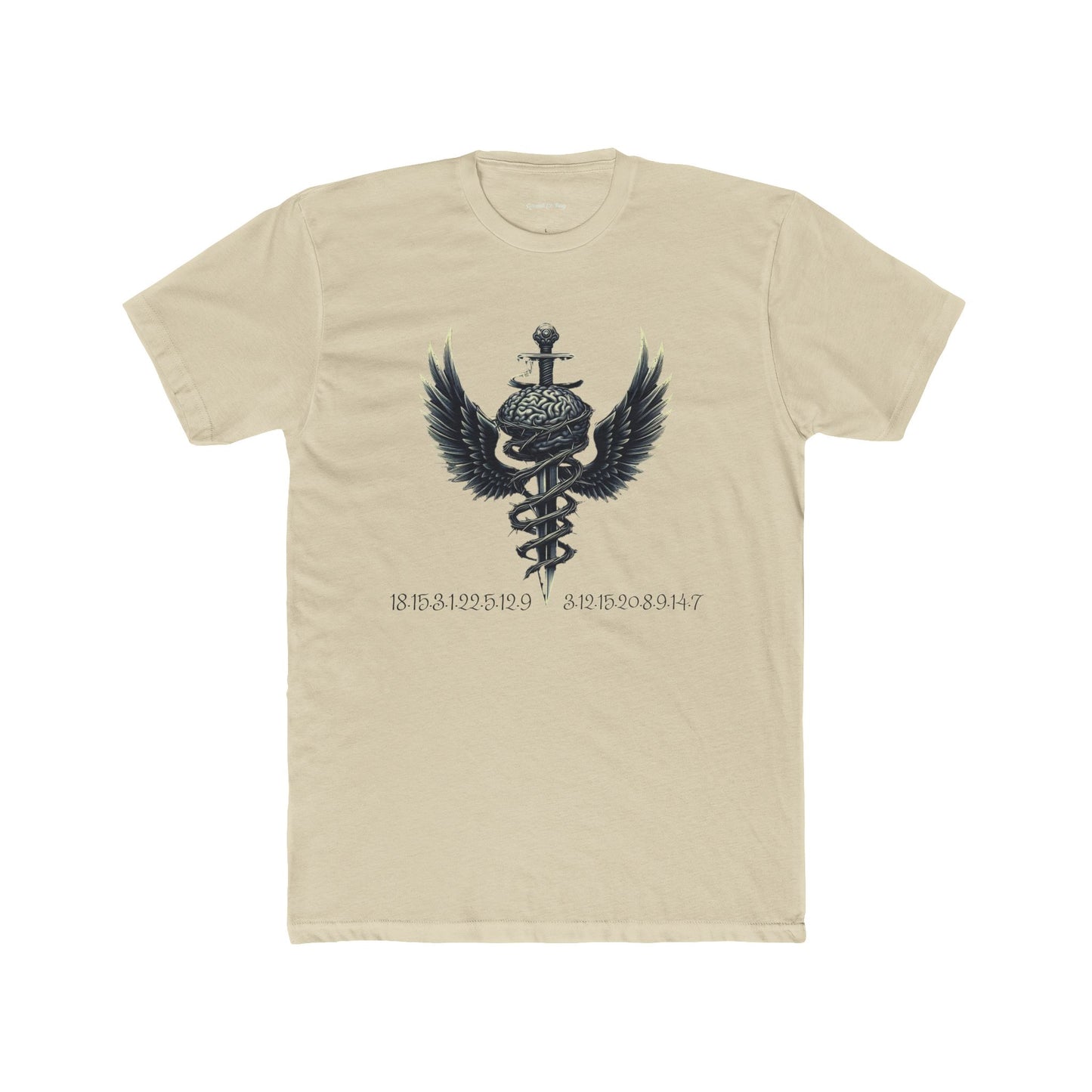 Unisex Cotton Crew Tee ROCAVELI MIND WAR EDITION