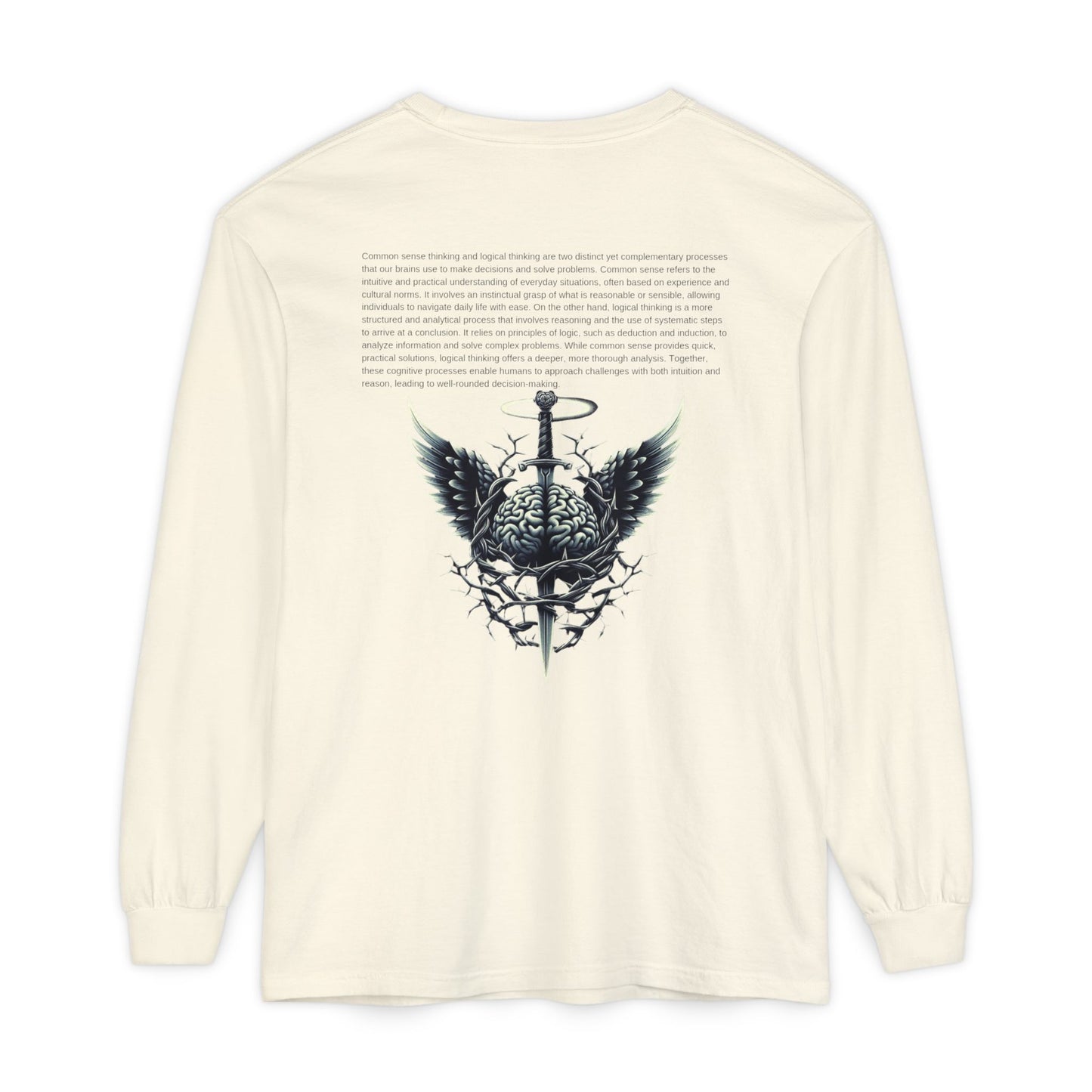 Unisex Garment Long Sleeve T-Shirt ROCAVELI MIND WAR EDITION