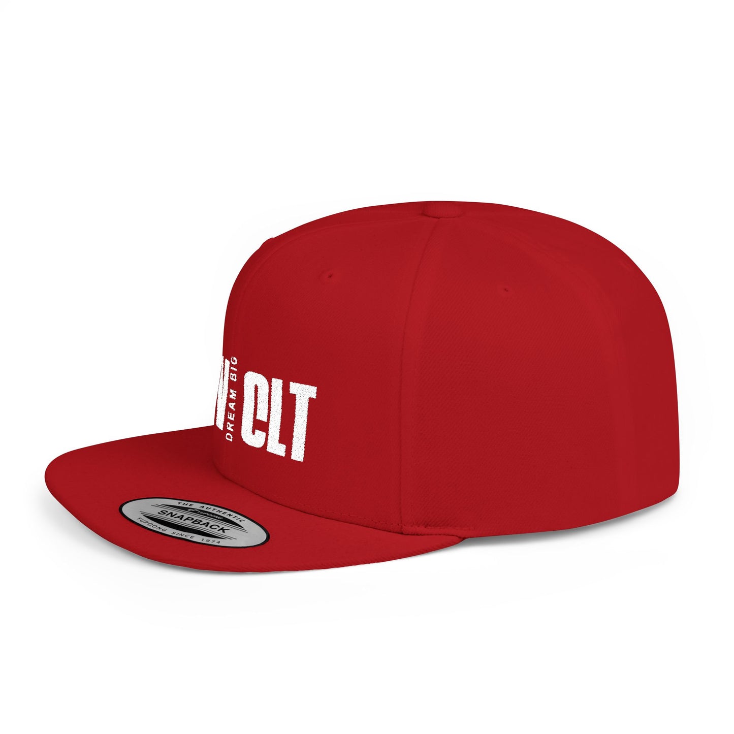 Flat Bill Snapback Hat - Dream Big RCV CLT Cap, Trendy Streetwear, Urban Style Hat, Gift for Him/Her, Casual Accessories
