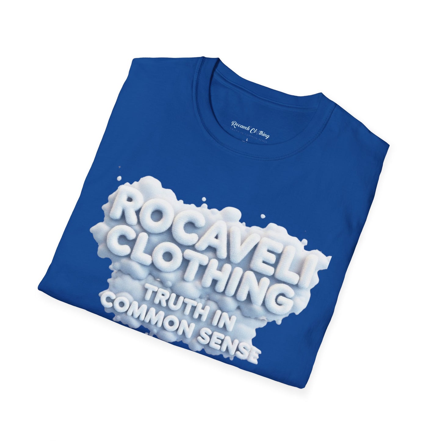 T-Shirt — Rocaveli Clothing “Truth in Common Sense” / Back: “Your negative spirit won’t infiltrate this kingdom”