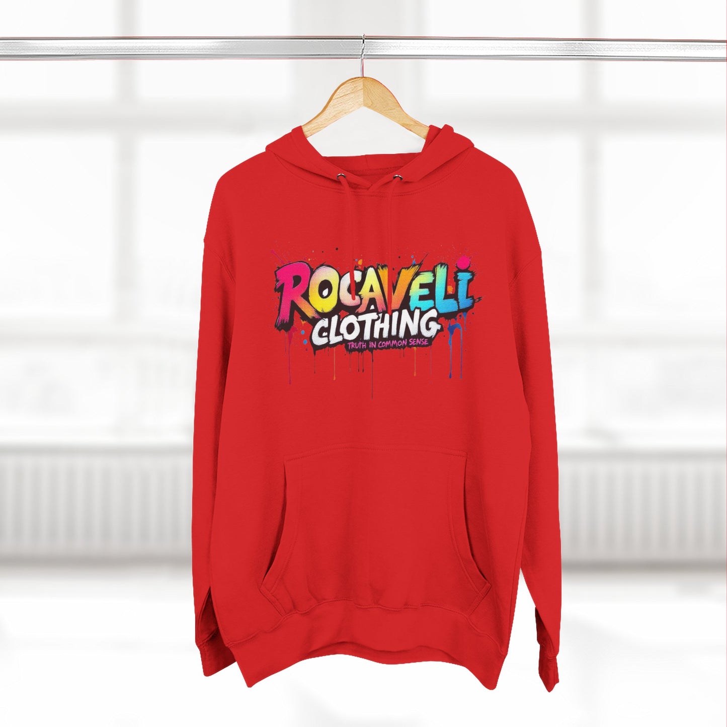 ROCAVELI CLOTHING DOING WHATS BEST FOR ME Three-Panel Fleece Hoodie