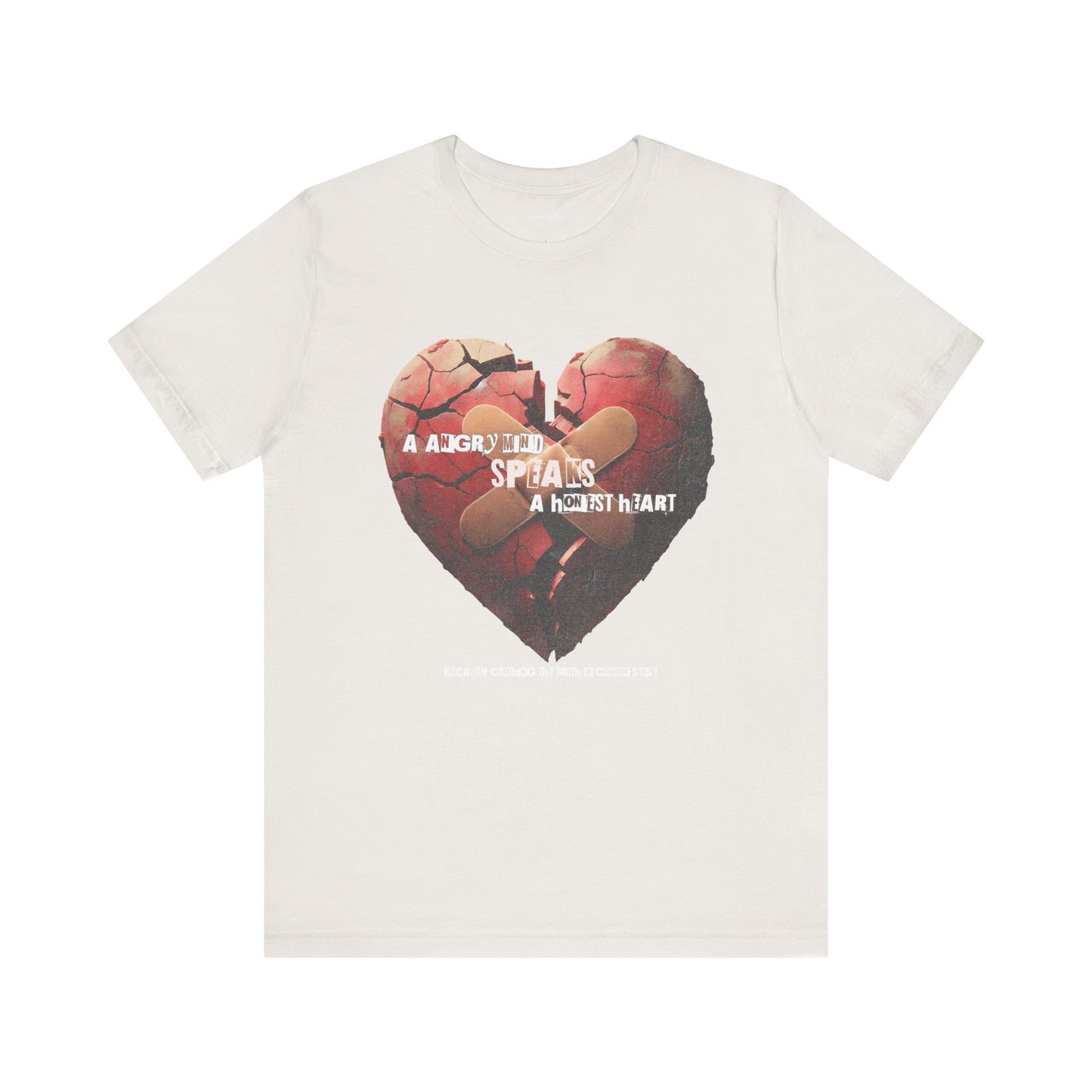 Angry Heart Unisex Tee - Bold Statement Shirt for Self-Expression