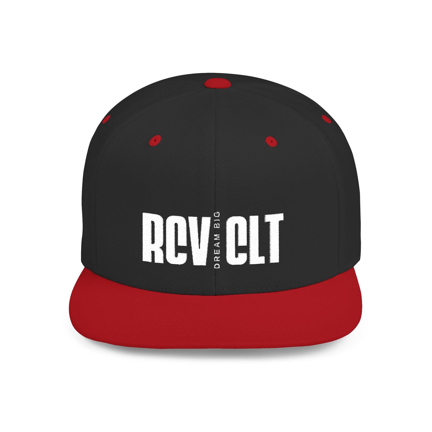 Flat Bill Snapback Hat - Dream Big RCV CLT Cap, Trendy Streetwear, Urban Style Hat, Gift for Him/Her, Casual Accessories