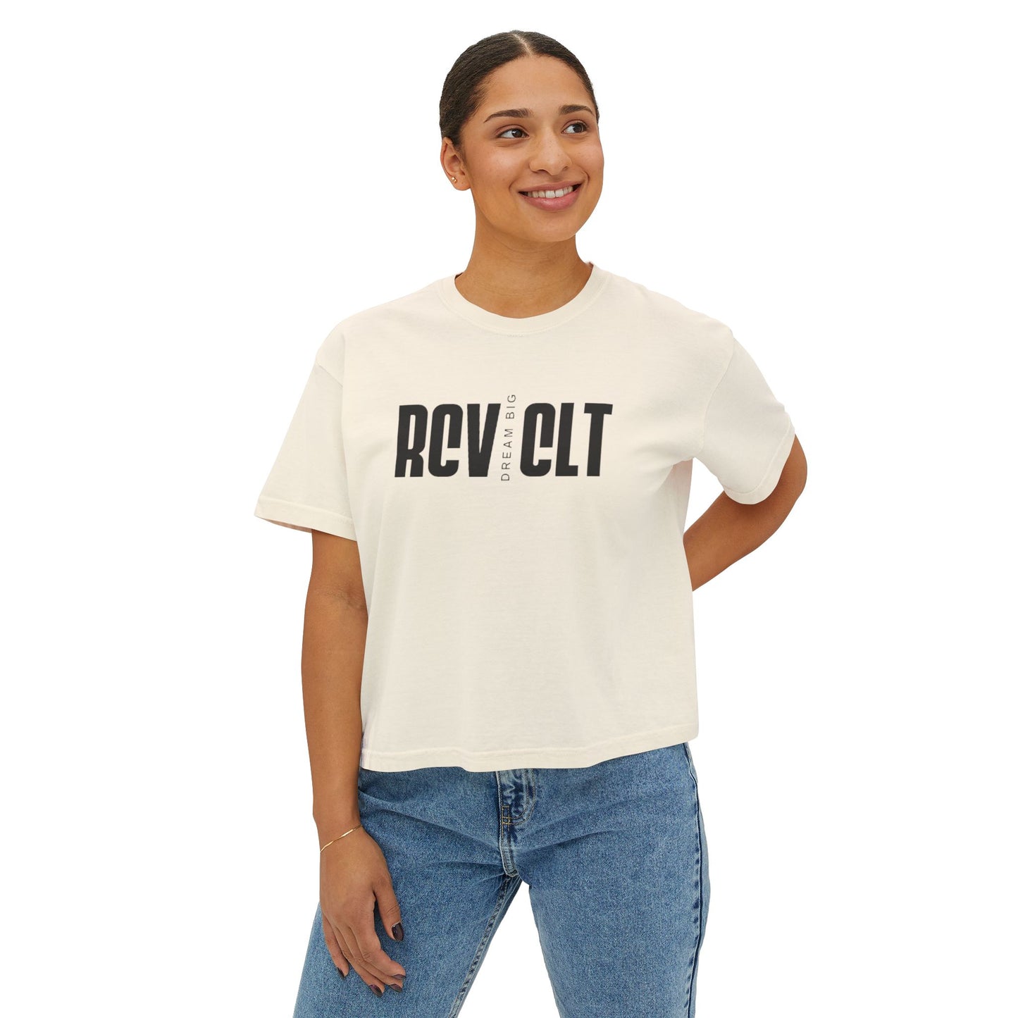 Trendy Women's Boxy Tee - Relaxed Fit Graphic Top, Casual Vibe, Perfect for Everyday Wear, Gifting, and Celebrations