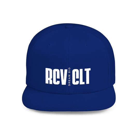 Flat Bill Snapback Hat - Dream Big RCV CLT Cap, Trendy Streetwear, Urban Style Hat, Gift for Him/Her, Casual Accessories
