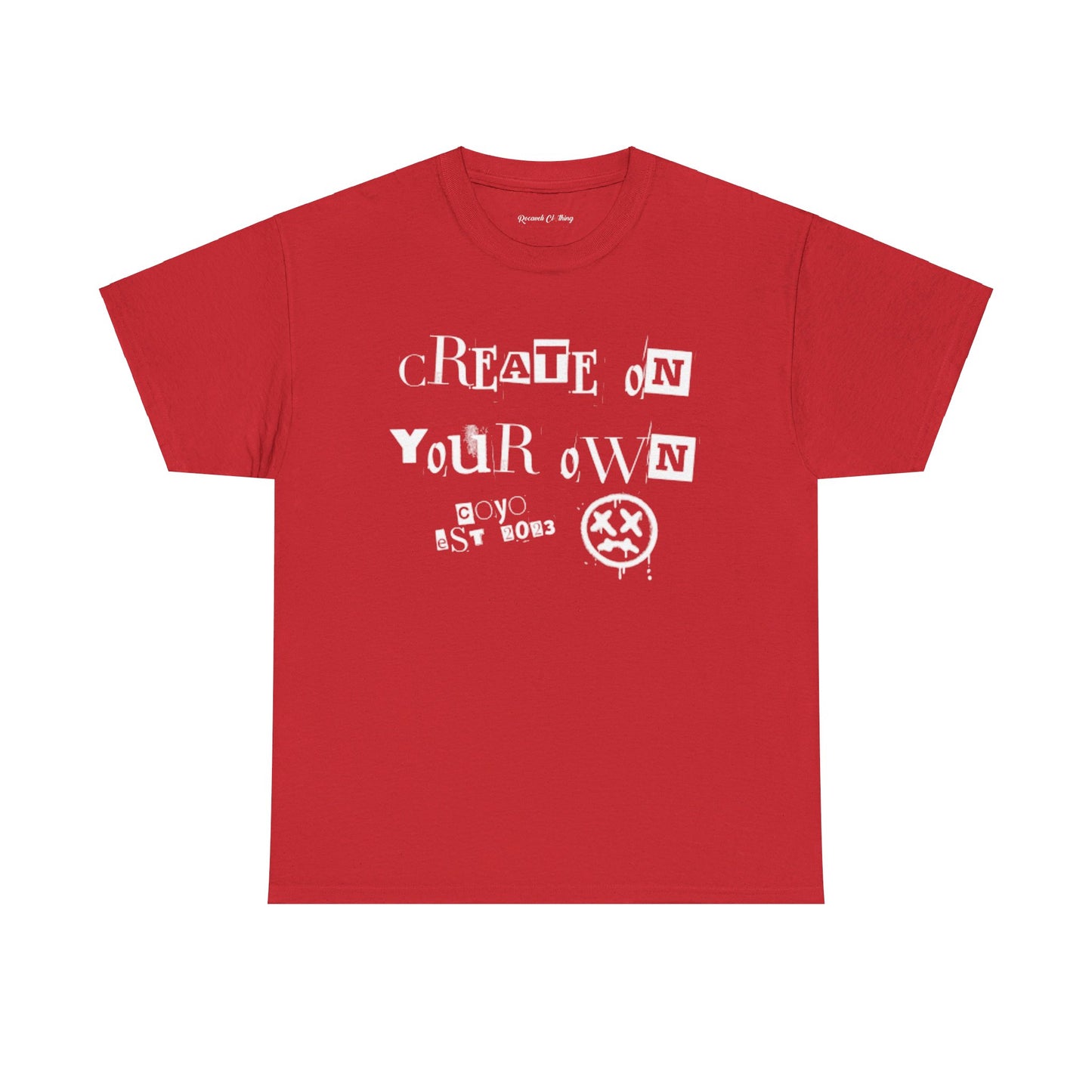 Unisex Heavy Cotton Tee CREATE ON YOUR OWN EDITION