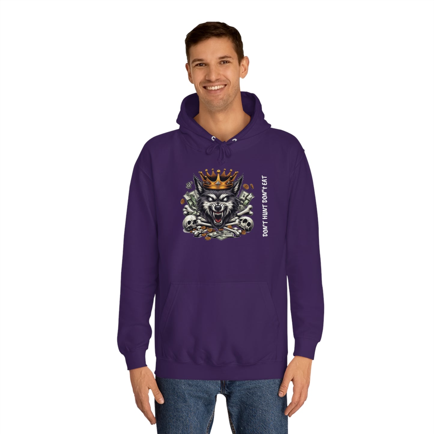 Unisex College Hoodie ROCAVELI WOLF EDITION