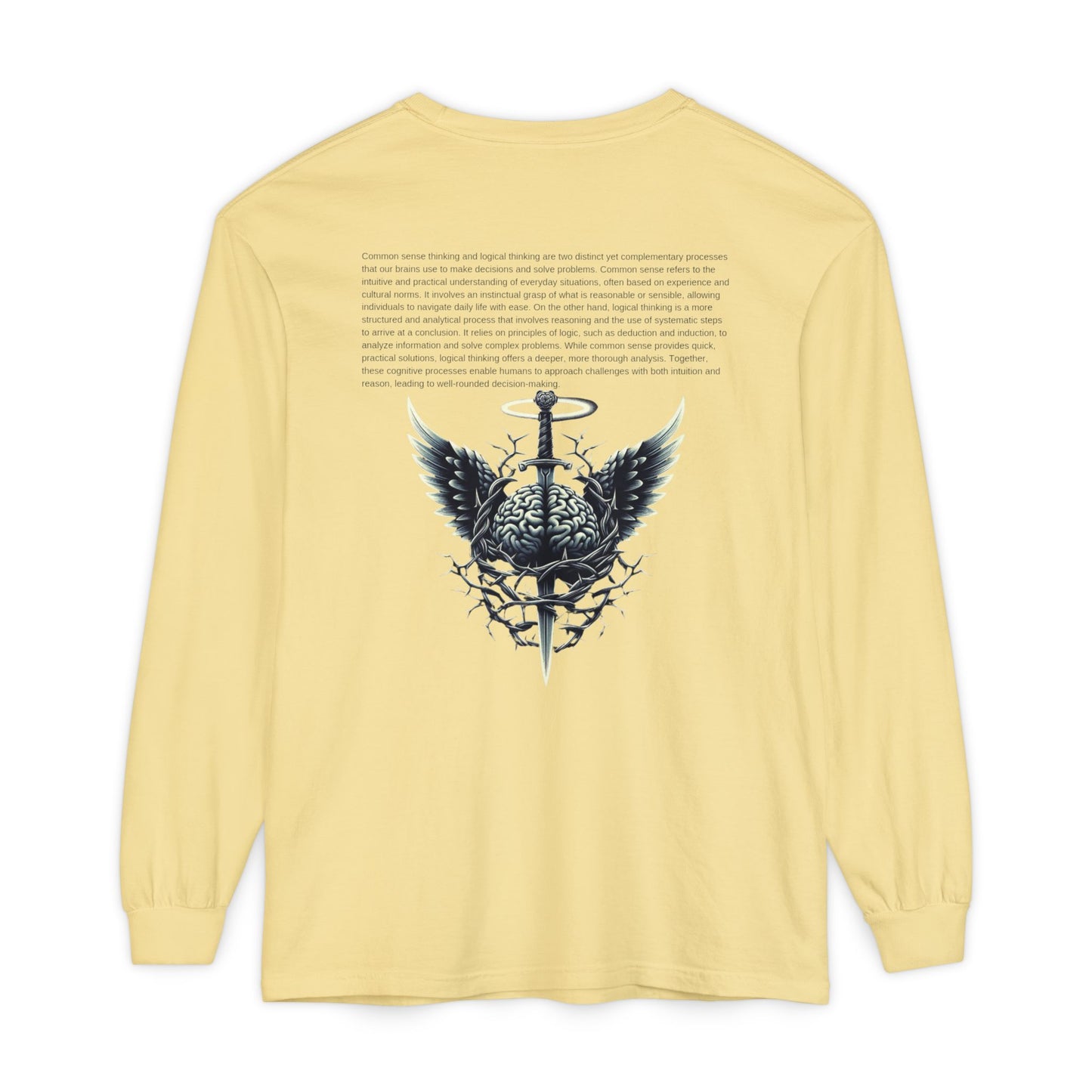 Unisex Garment Long Sleeve T-Shirt ROCAVELI MIND WAR EDITION