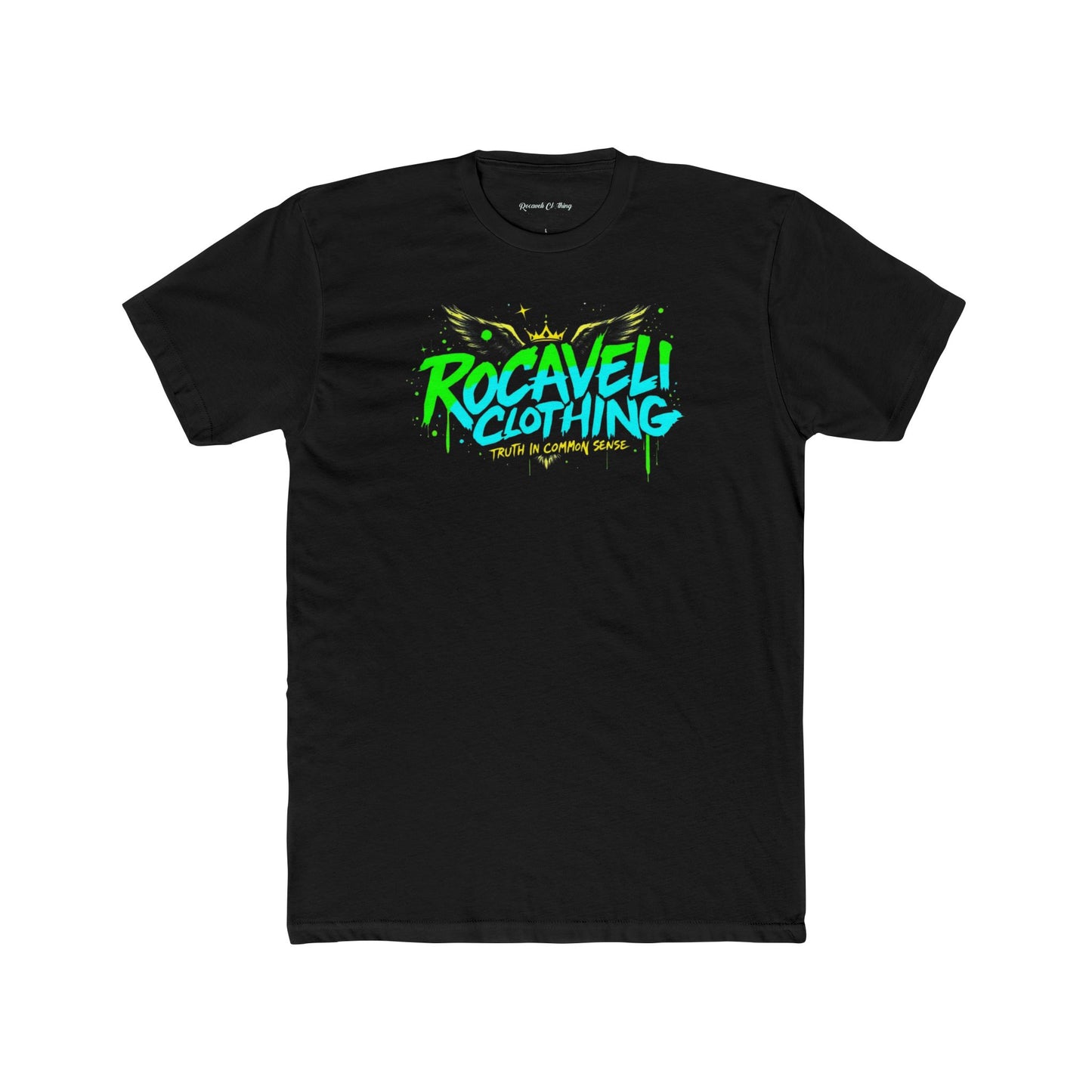 Rocaveli Clothing Unisex Cotton Crew Tee, Stylish Graphic Tee, Casual Streetwear, Cool Gift for Him/Her, Music Festival Outfit