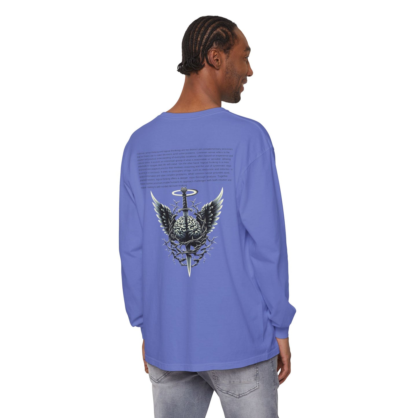 Unisex Garment Long Sleeve T-Shirt ROCAVELI MIND WAR EDITION