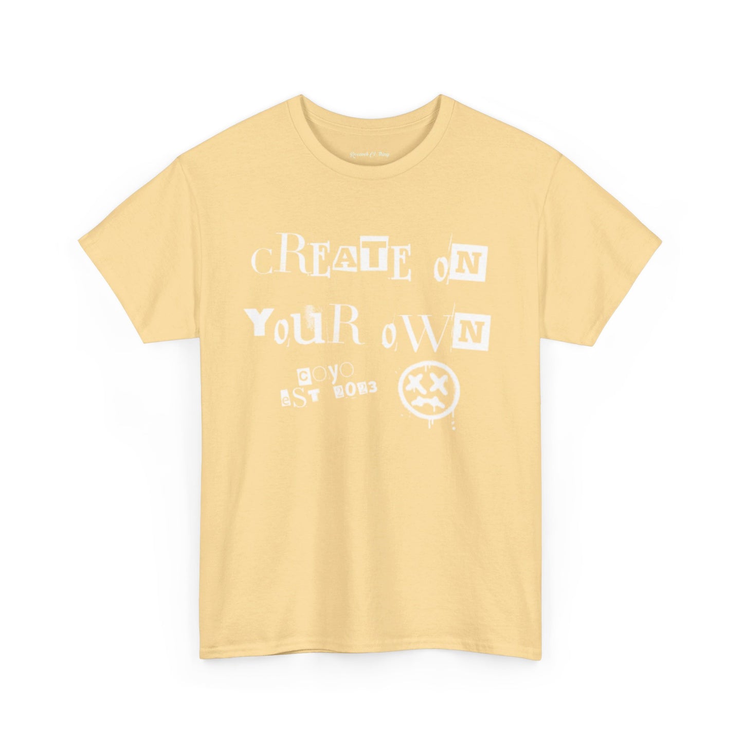 Unisex Heavy Cotton Tee CREATE ON YOUR OWN EDITION