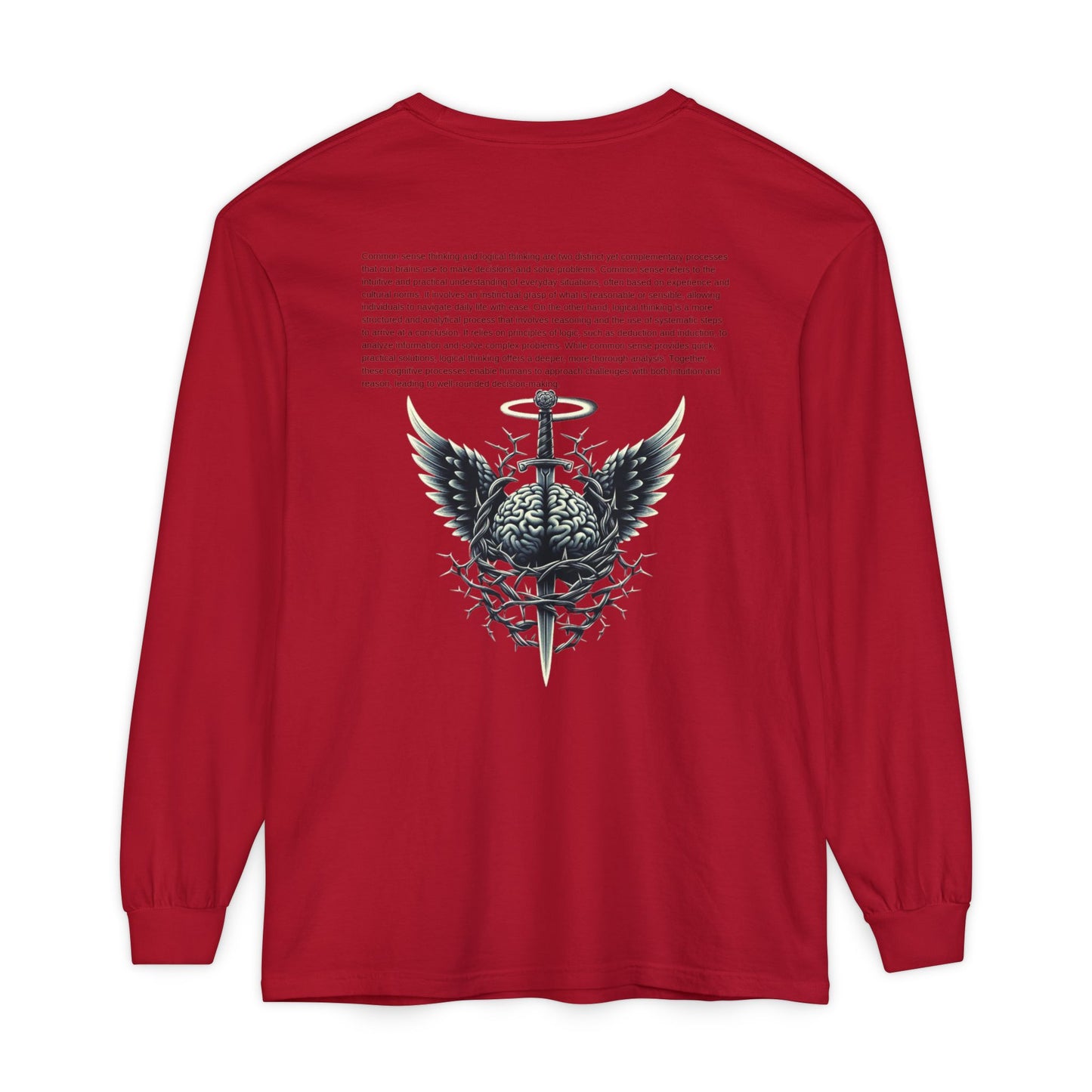 Unisex Garment Long Sleeve T-Shirt ROCAVELI MIND WAR EDITION