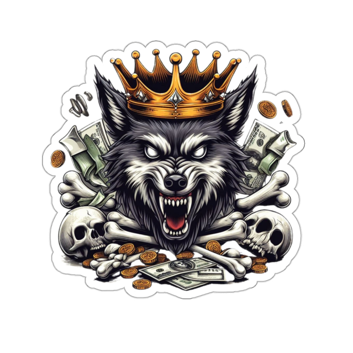 ROCAVELI WOLF STICKERS