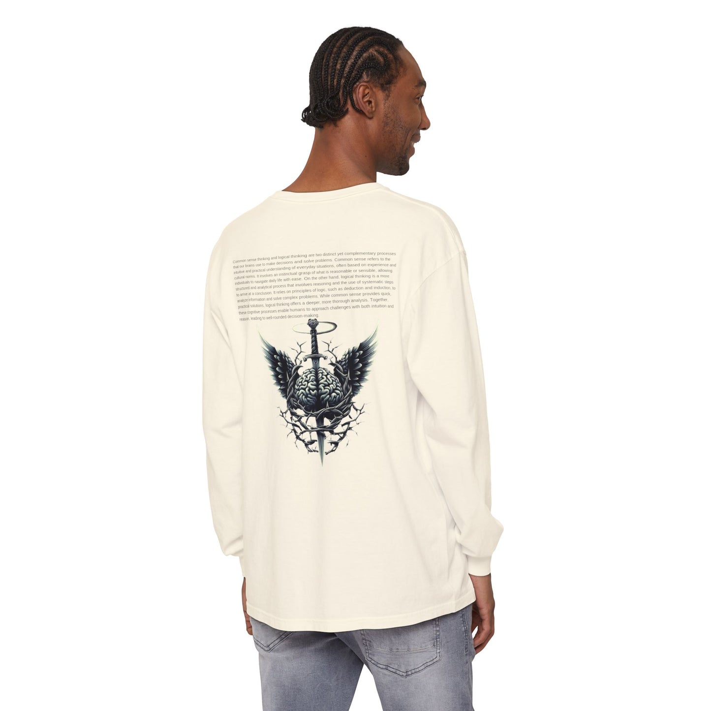 Unisex Garment Long Sleeve T-Shirt ROCAVELI MIND WAR EDITION