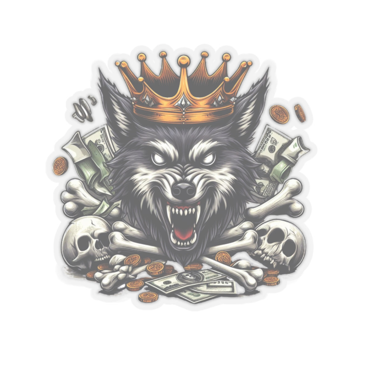 ROCAVELI WOLF STICKERS