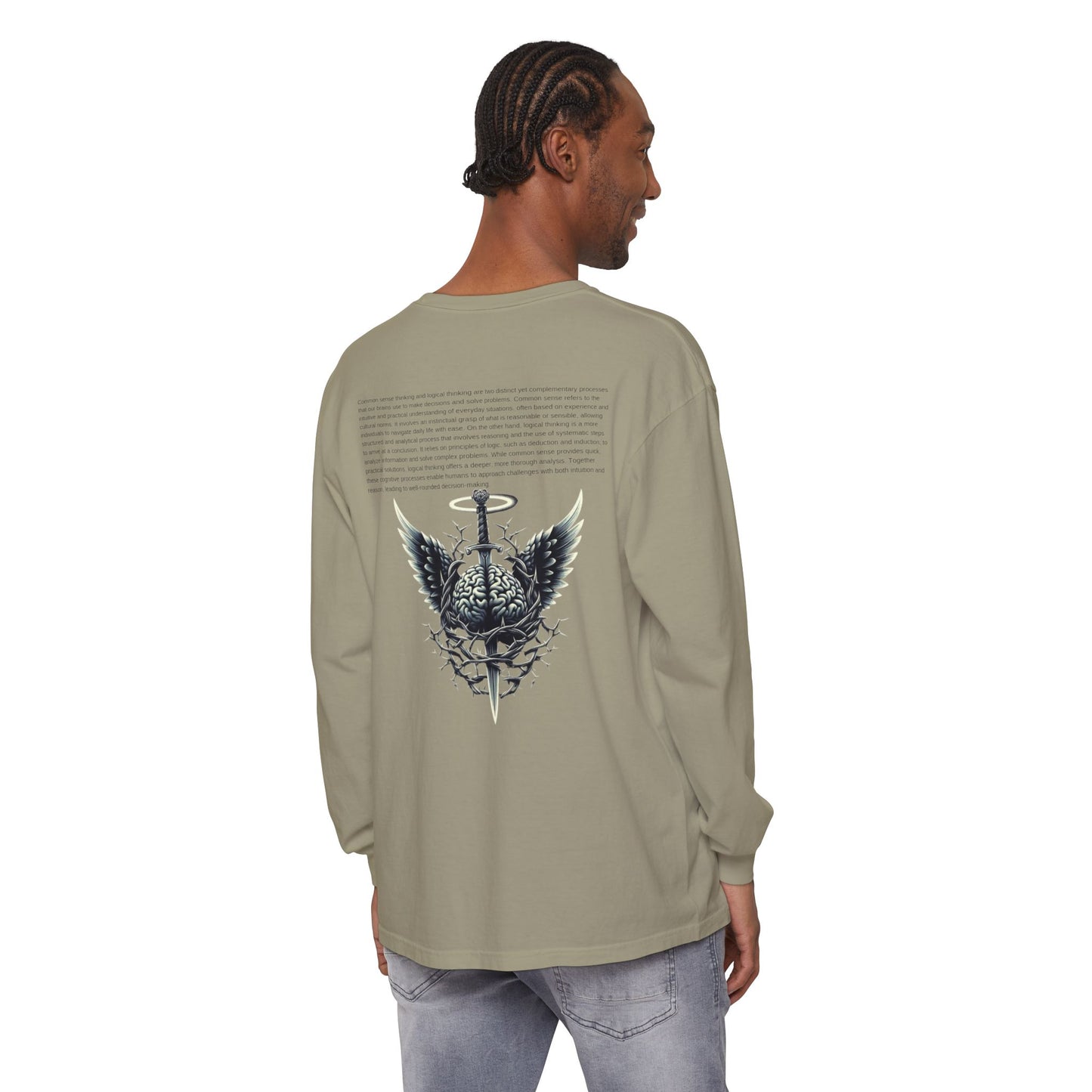 Unisex Garment Long Sleeve T-Shirt ROCAVELI MIND WAR EDITION