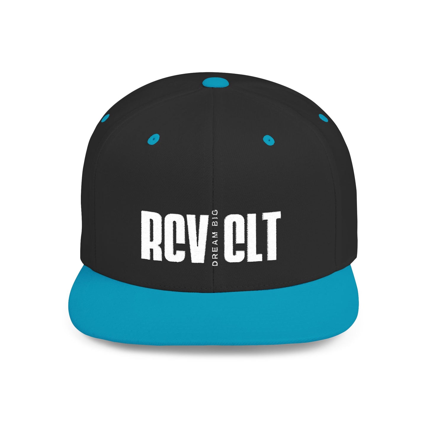 Flat Bill Snapback Hat - Dream Big RCV CLT Cap, Trendy Streetwear, Urban Style Hat, Gift for Him/Her, Casual Accessories