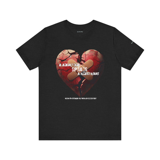 Angry Heart Unisex Tee - Bold Statement Shirt for Self-Expression