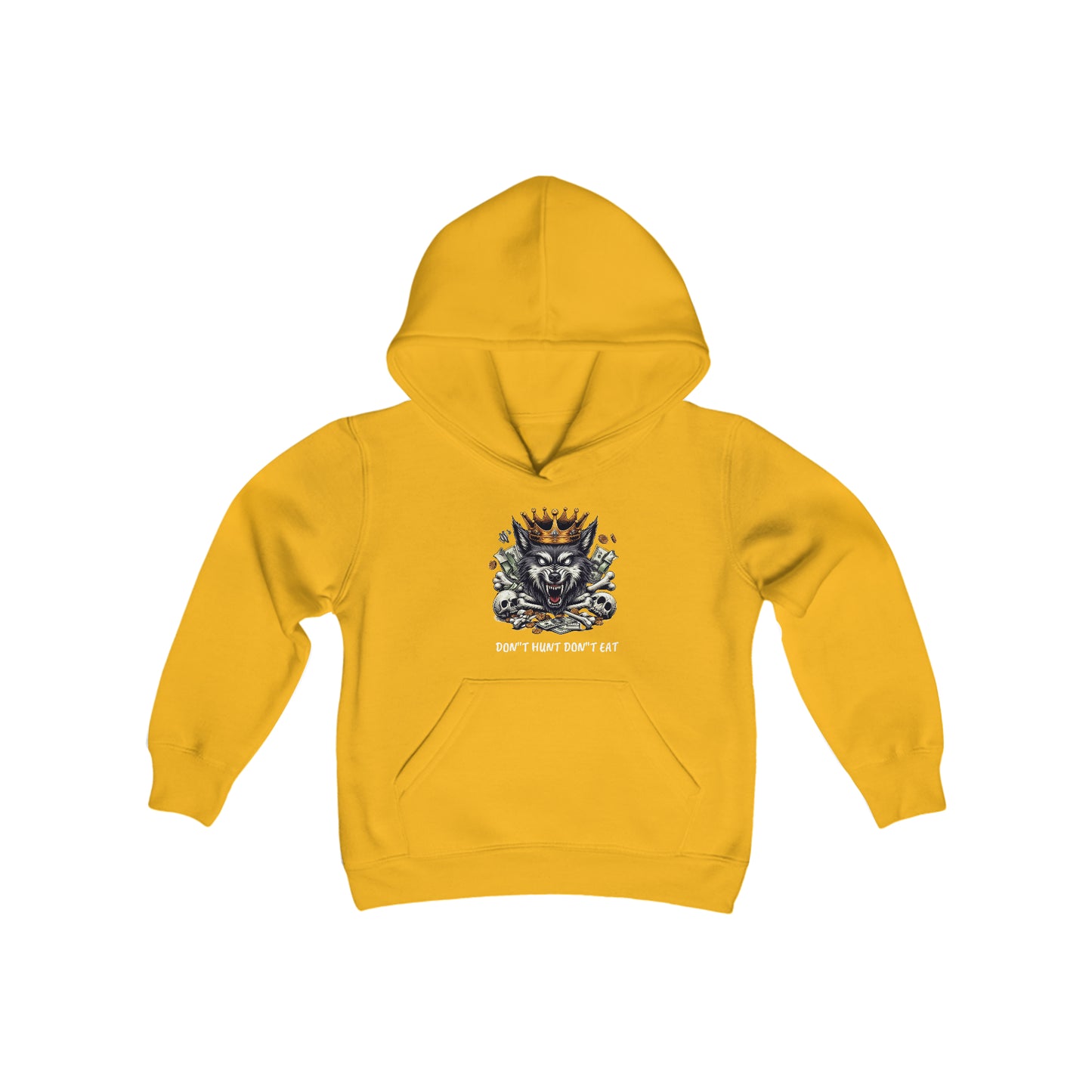 Youth Heavy Blend Hooded Sweatshirt WOLF EDITION