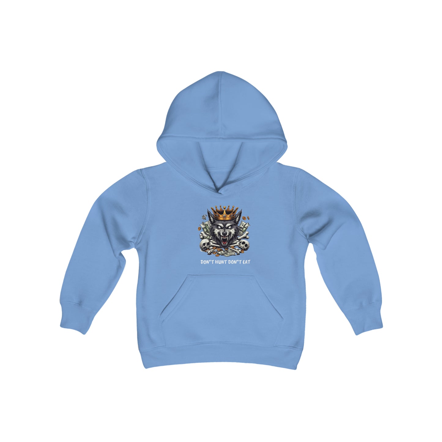 Youth Heavy Blend Hooded Sweatshirt WOLF EDITION