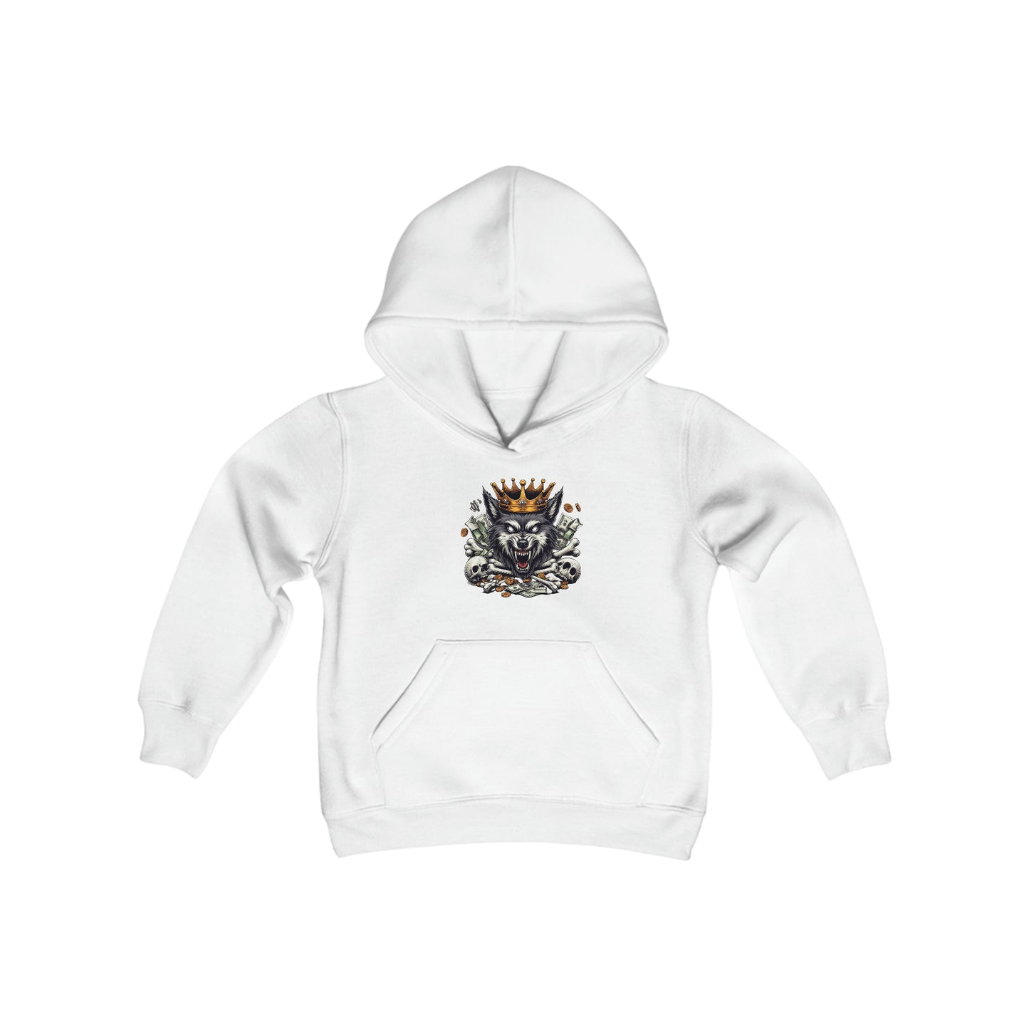 Youth Heavy Blend Hooded Sweatshirt WOLF EDITION