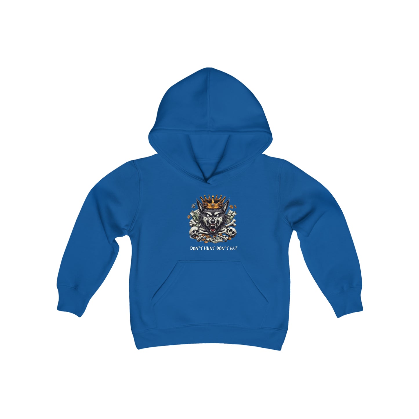 Youth Heavy Blend Hooded Sweatshirt WOLF EDITION