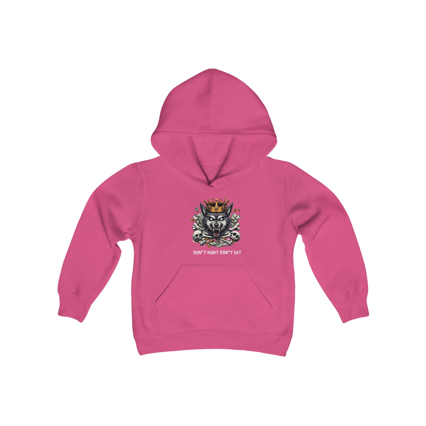 Youth Heavy Blend Hooded Sweatshirt WOLF EDITION