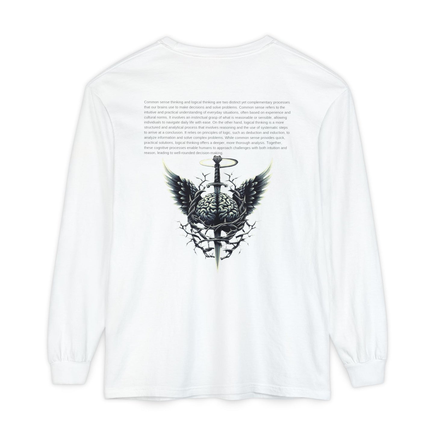 Unisex Garment Long Sleeve T-Shirt ROCAVELI MIND WAR EDITION