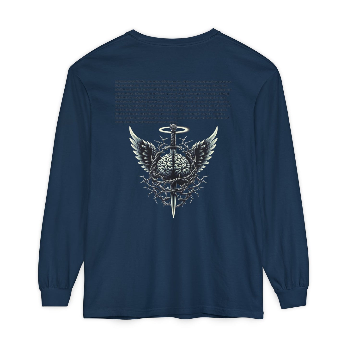 Unisex Garment Long Sleeve T-Shirt ROCAVELI MIND WAR EDITION