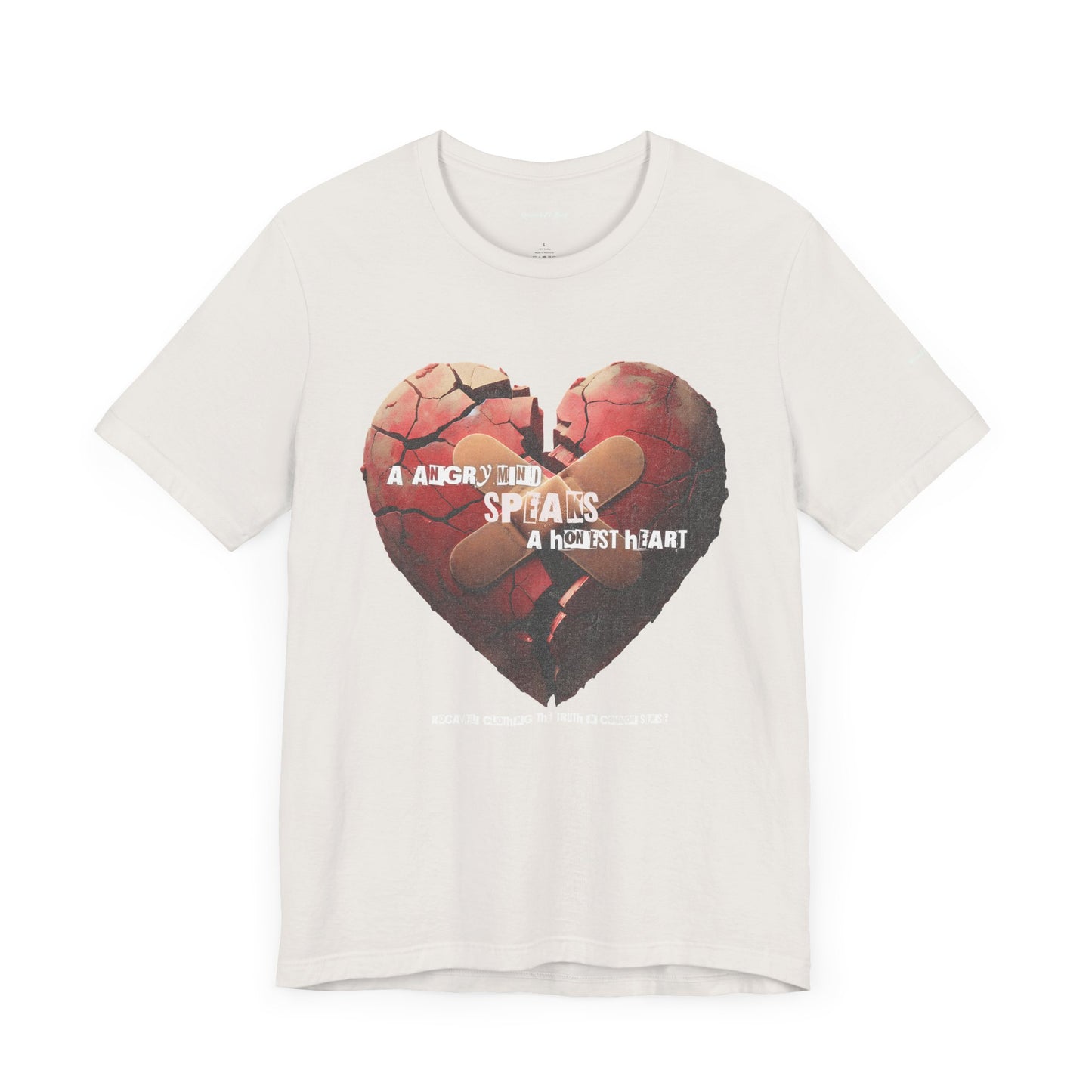 Angry Heart Unisex Tee - Bold Statement Shirt for Self-Expression
