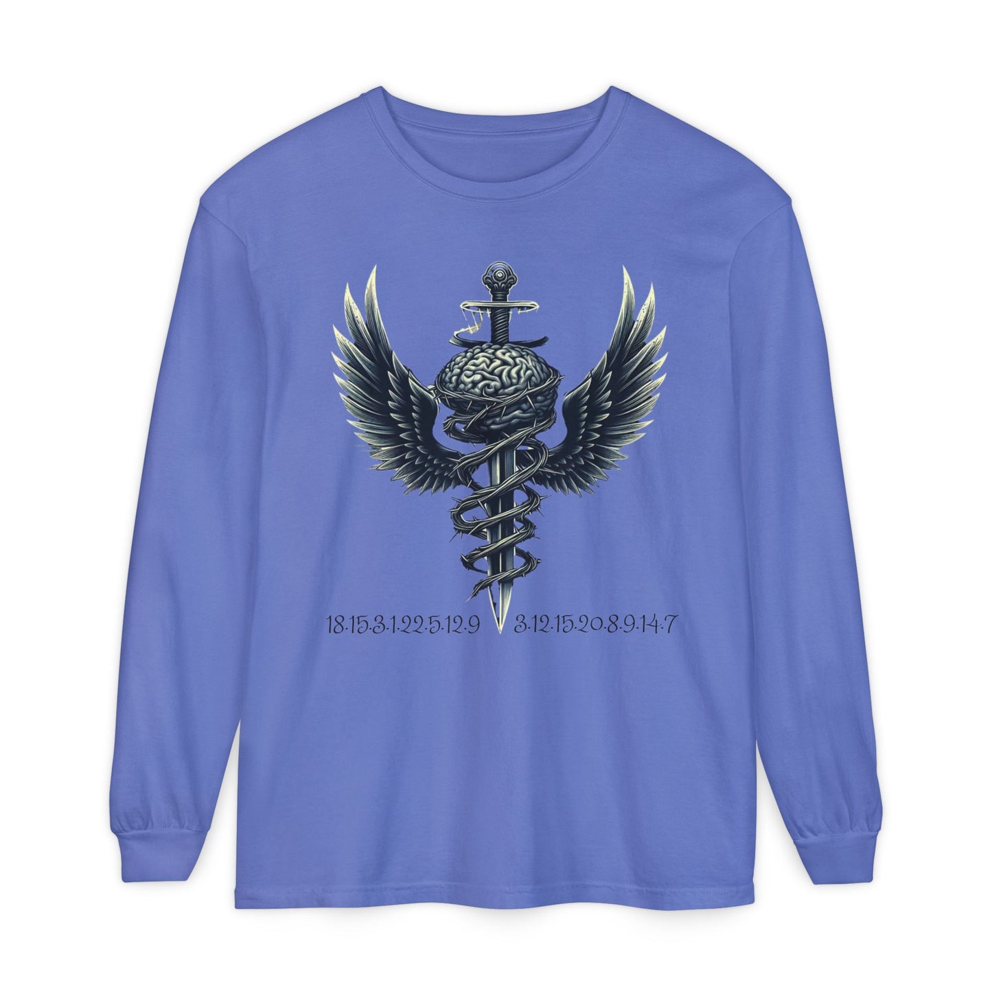Unisex Garment Long Sleeve T-Shirt ROCAVELI MIND WAR EDITION