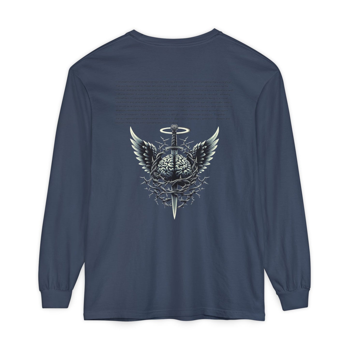 Unisex Garment Long Sleeve T-Shirt ROCAVELI MIND WAR EDITION