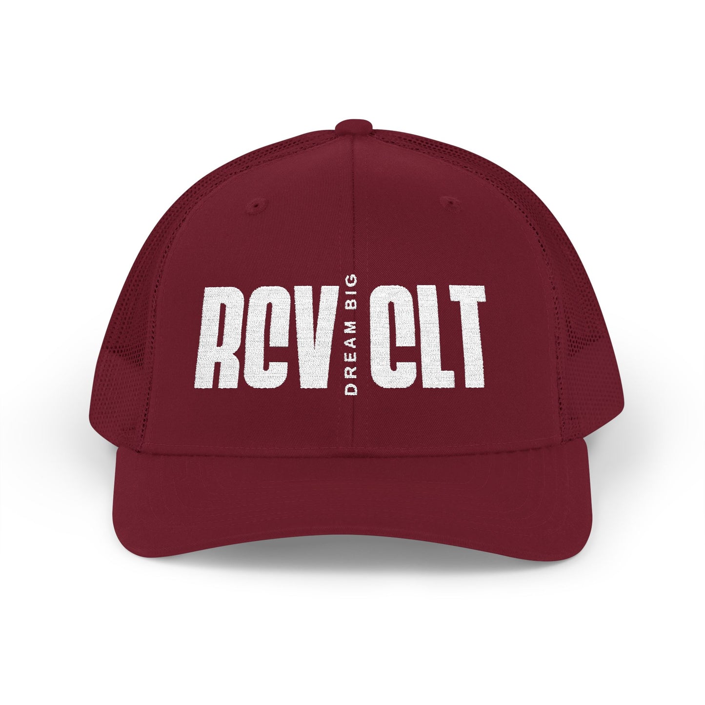 RCV CLT Dream Big Snapback Trucker Cap - Stylish Embroidered Hat for Casual Wear