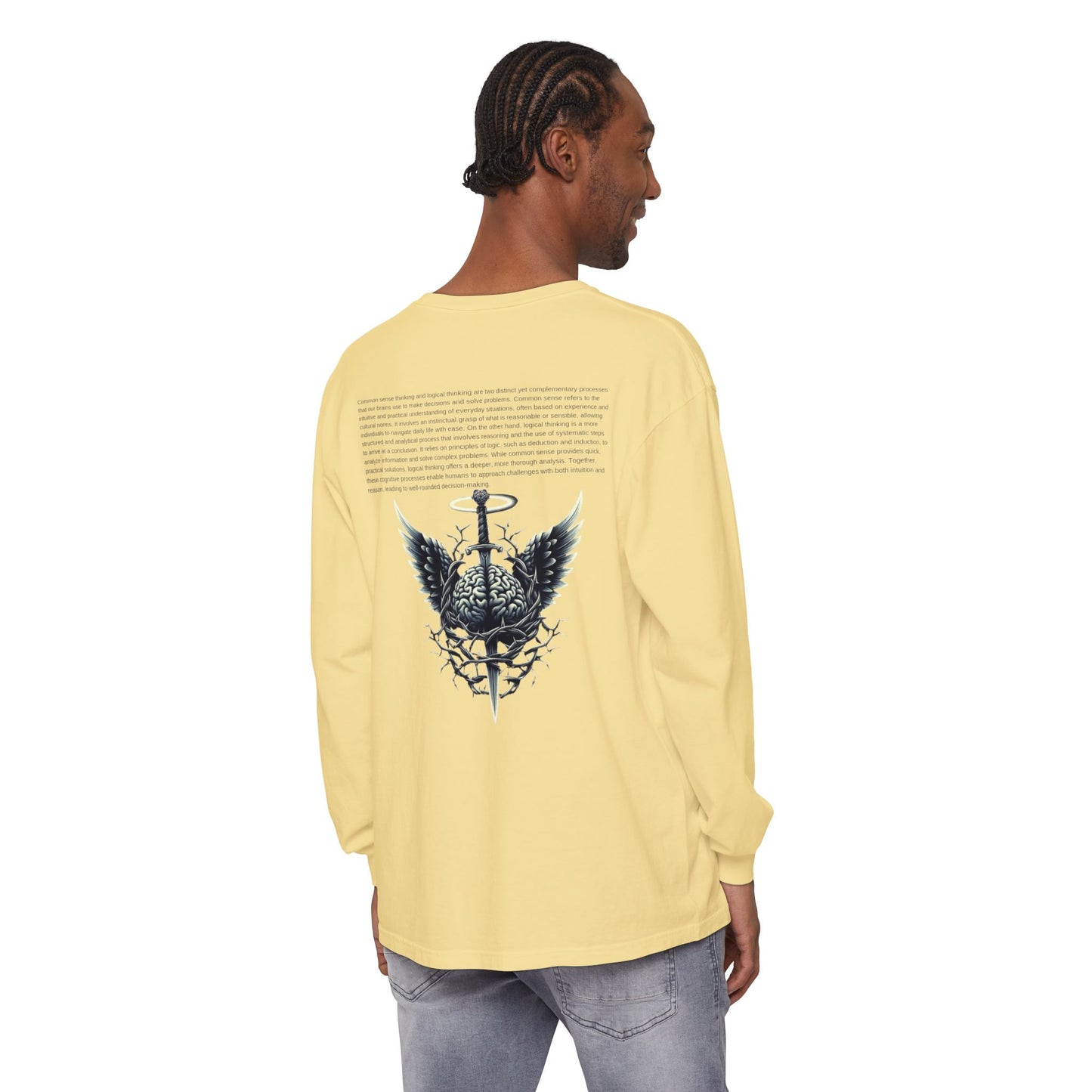 Unisex Garment Long Sleeve T-Shirt ROCAVELI MIND WAR EDITION