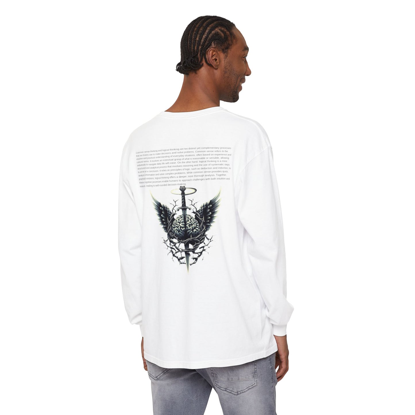 Unisex Garment Long Sleeve T-Shirt ROCAVELI MIND WAR EDITION