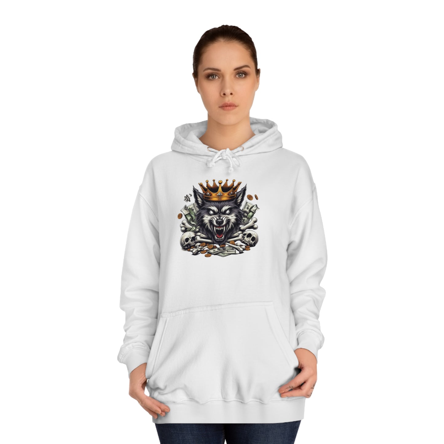 Unisex College Hoodie ROCAVELI WOLF EDITION