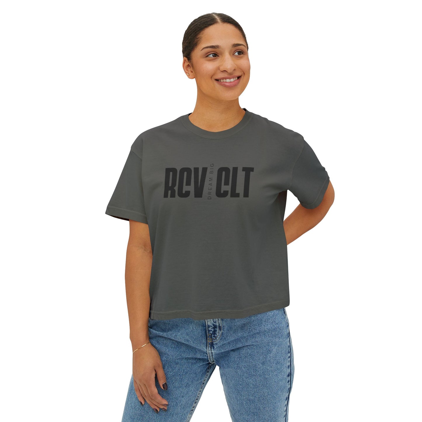 Trendy Women's Boxy Tee - Relaxed Fit Graphic Top, Casual Vibe, Perfect for Everyday Wear, Gifting, and Celebrations
