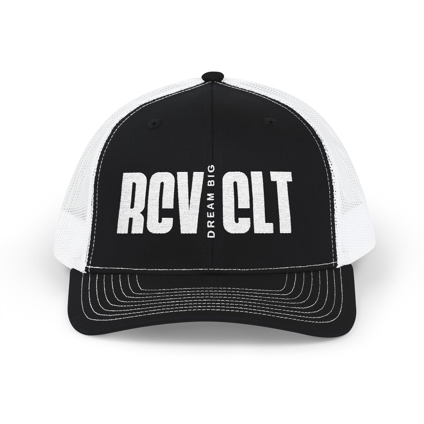 RCV CLT Dream Big Snapback Trucker Cap - Stylish Embroidered Hat for Casual Wear
