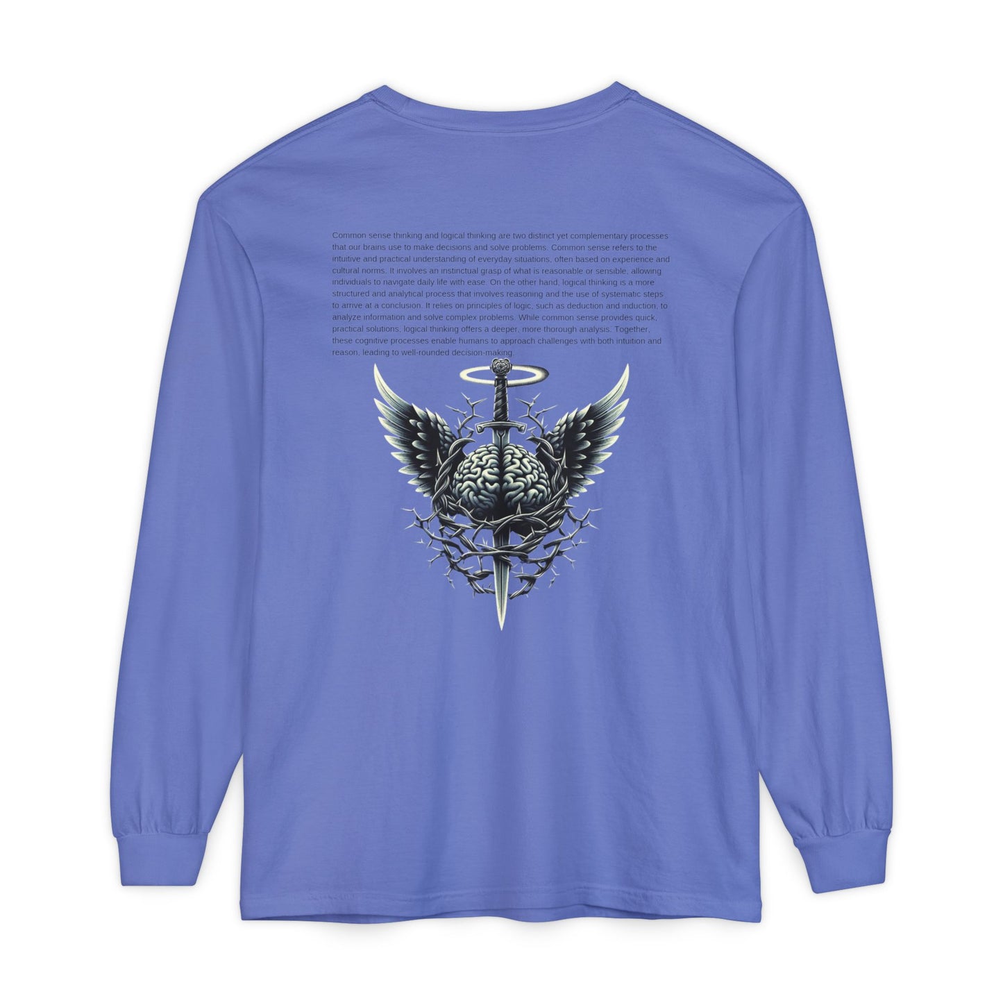 Unisex Garment Long Sleeve T-Shirt ROCAVELI MIND WAR EDITION