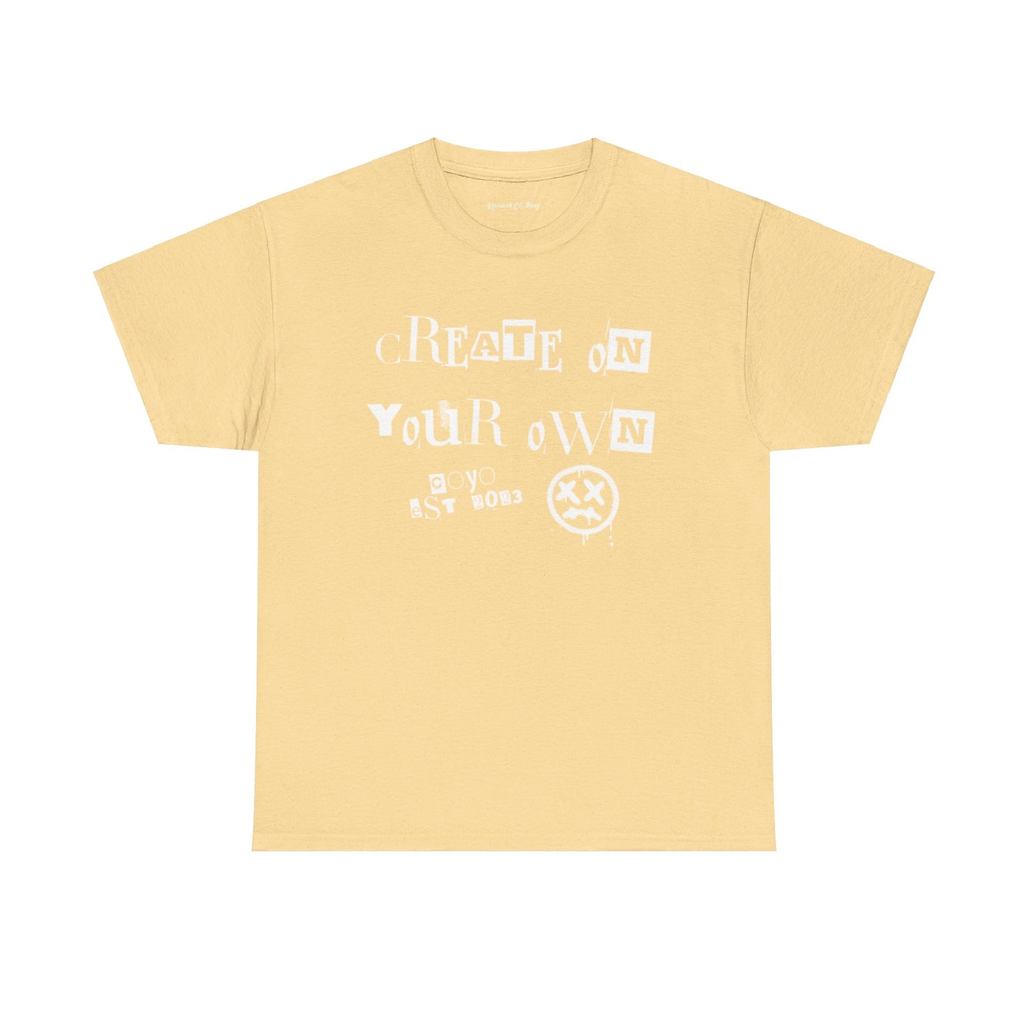Unisex Heavy Cotton Tee CREATE ON YOUR OWN EDITION