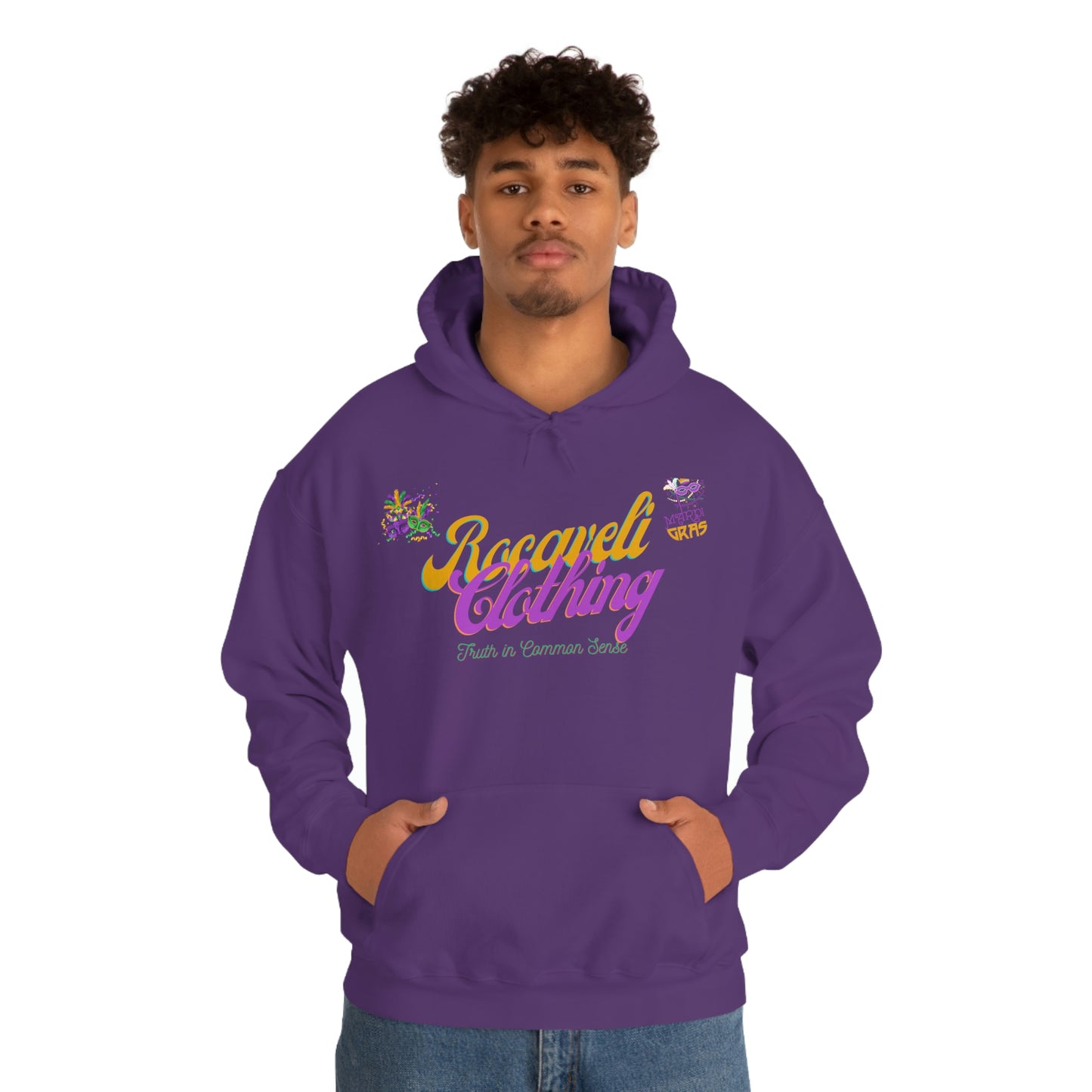 ROCAVELI CLOTHING MARDI GRAS EDITION HOODIE