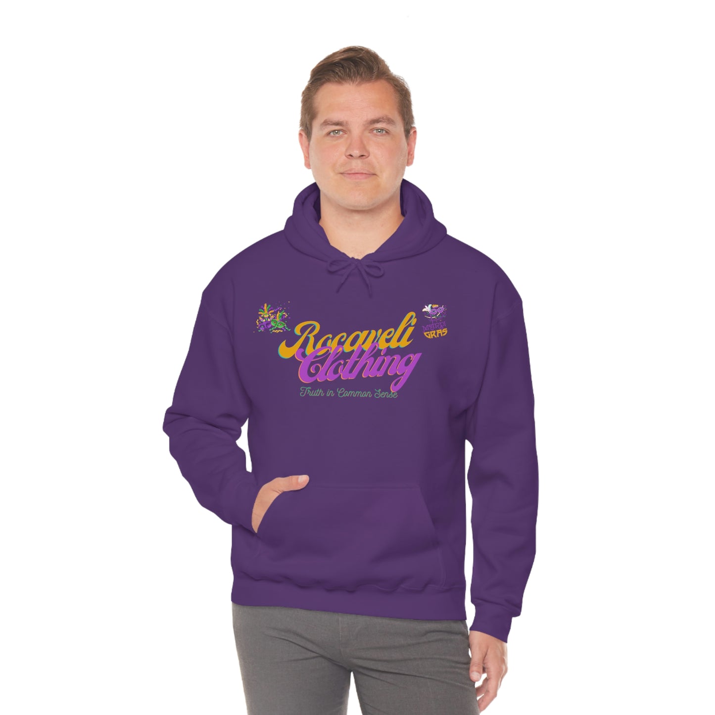 ROCAVELI CLOTHING MARDI GRAS EDITION HOODIE