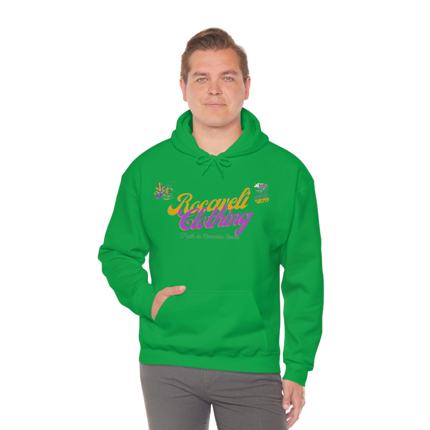ROCAVELI CLOTHING MARDI GRAS EDITION HOODIE