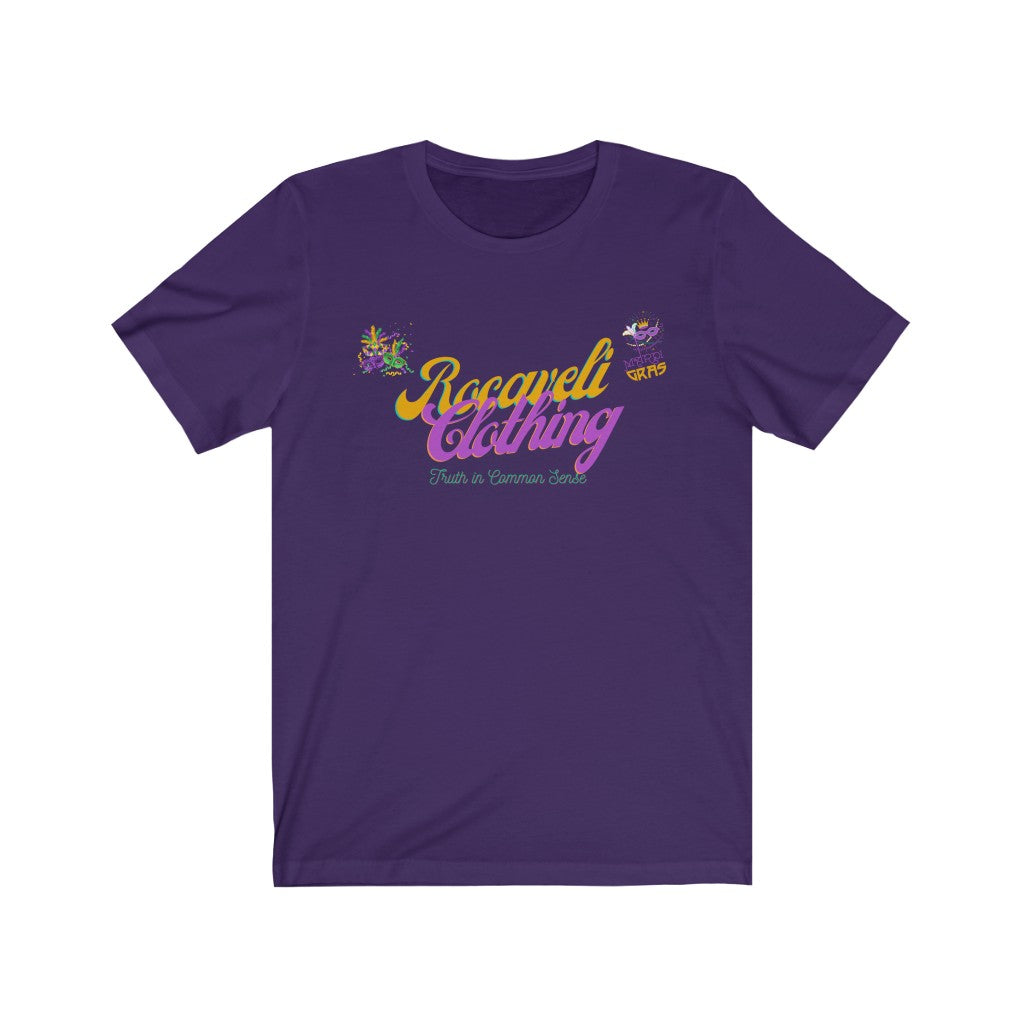 Unisex mardi gras edition rocaveli clothing t shirt