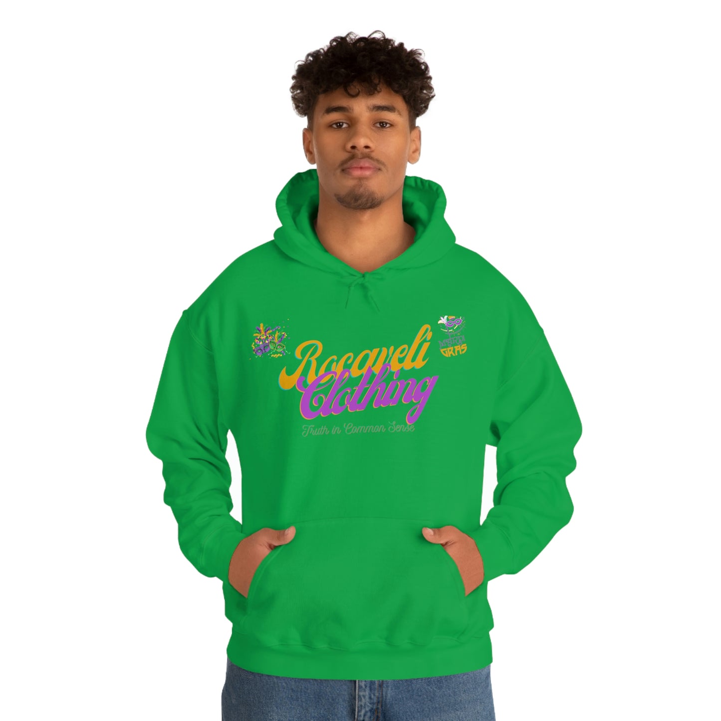 ROCAVELI CLOTHING MARDI GRAS EDITION HOODIE