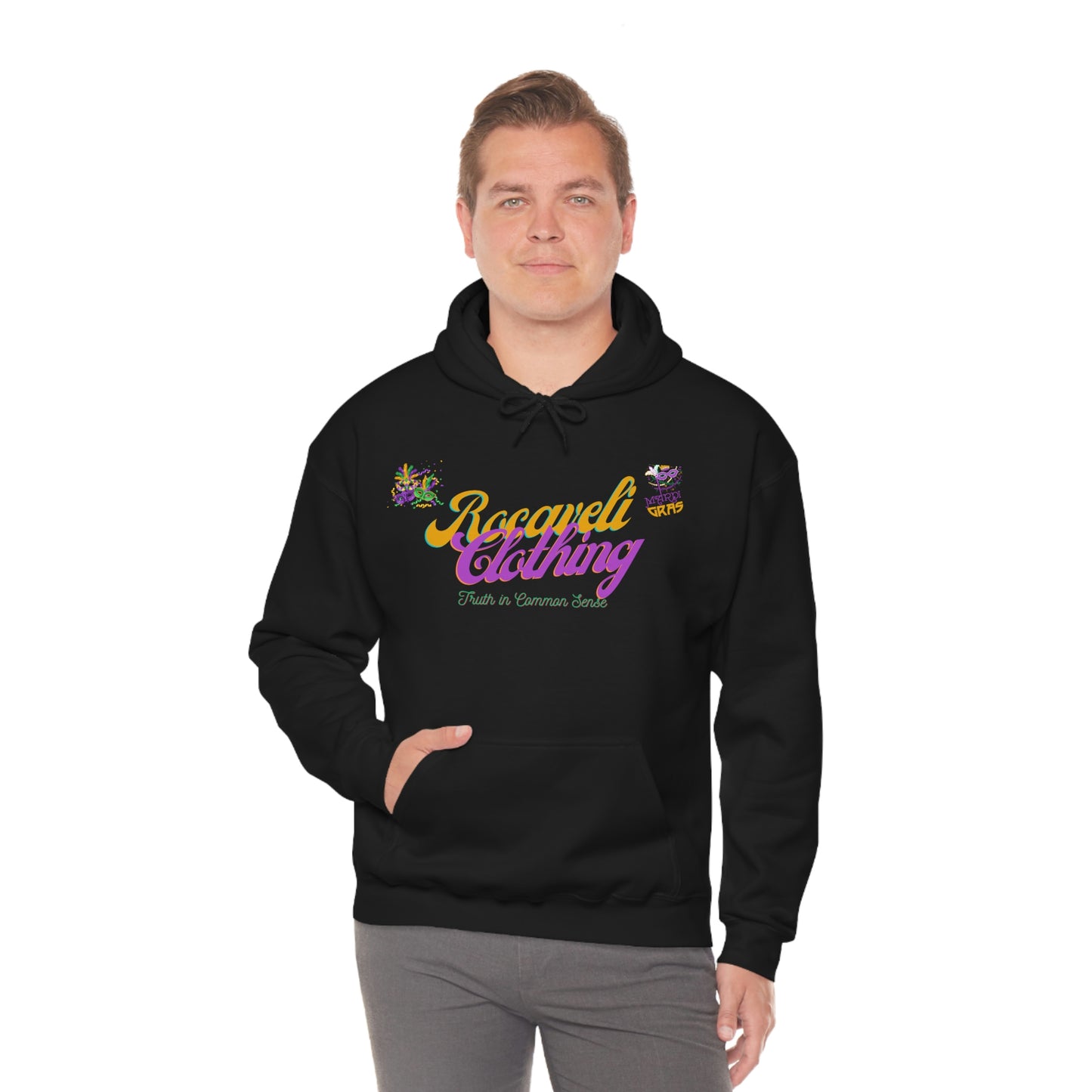 ROCAVELI CLOTHING MARDI GRAS EDITION HOODIE