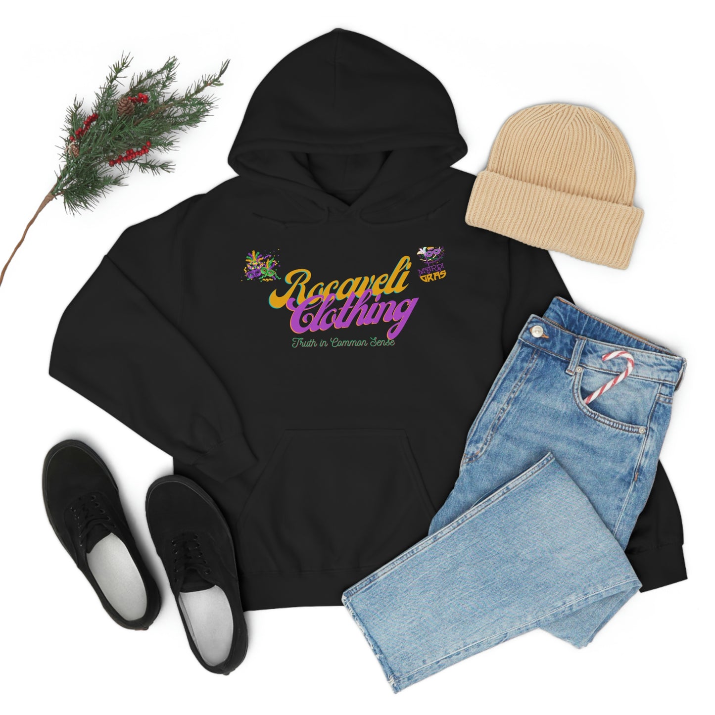 ROCAVELI CLOTHING MARDI GRAS EDITION HOODIE